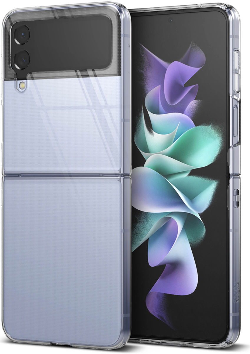 Funda Para Galaxy Z Flip 4 Ringke Slim Rígida Transparente