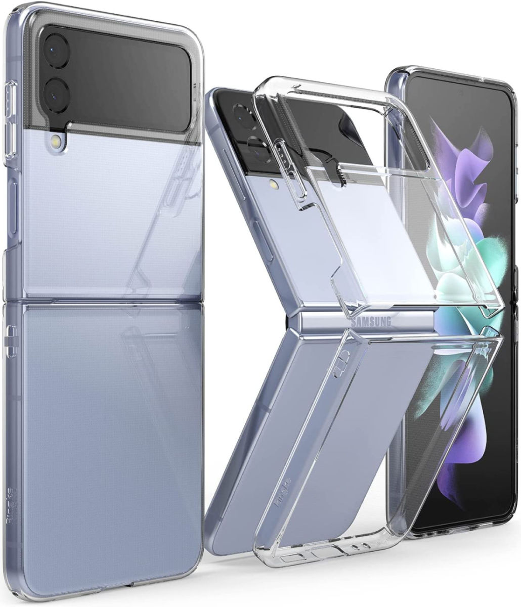 Funda Para Galaxy Z Flip 4 Ringke Slim Rígida Transparente