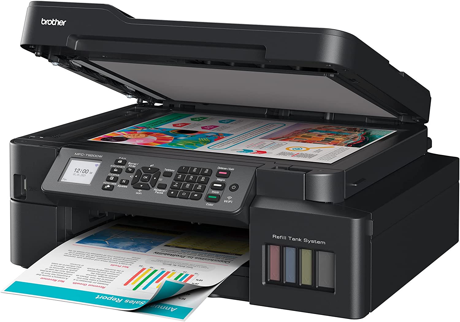 Multifuncional Brother Mfc-t920dw Wifi Tinta A Color