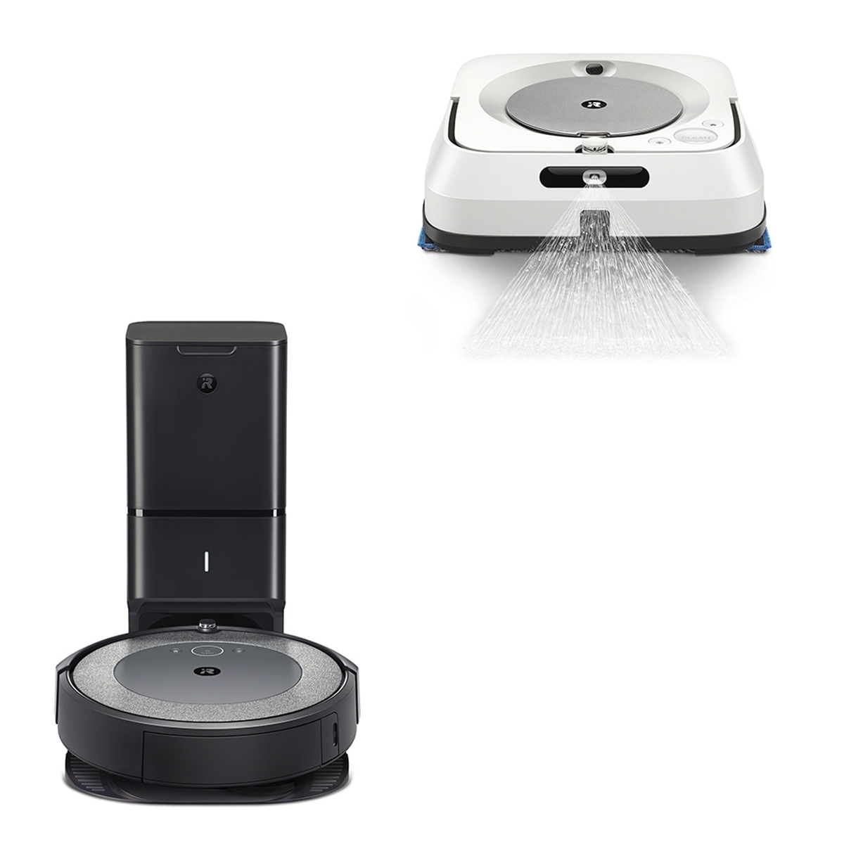 Paquete Robot Aspiradora iRobot Roomba i3+EVO & Robot Trapeador Braava jet m6