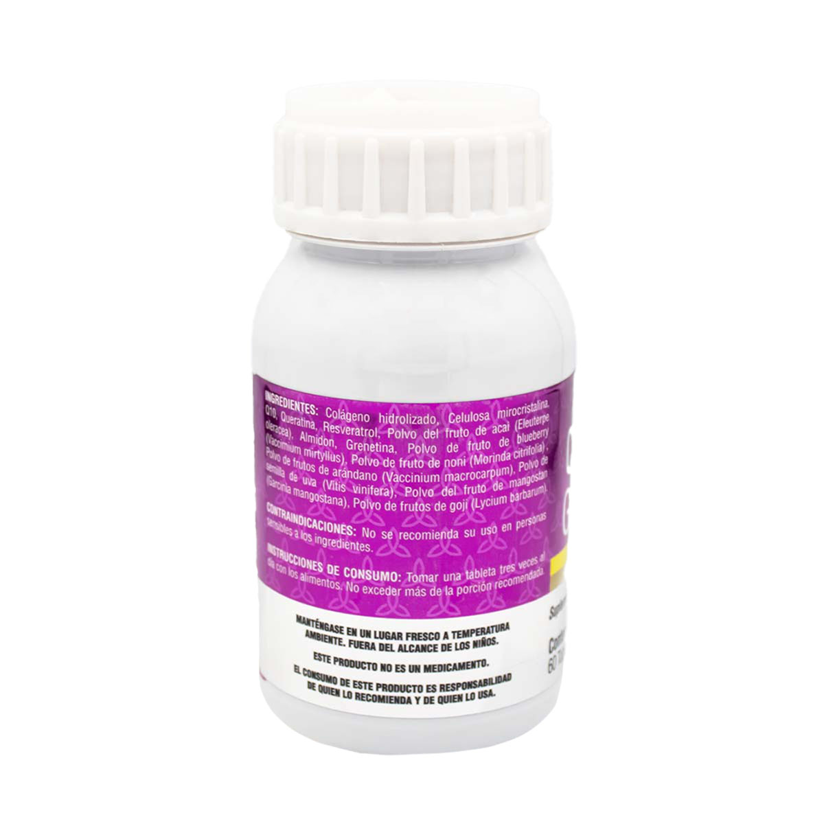 Suplemento alimenticio con Proteina, Colagein Gold Q10, 60 Tabl, Colágeno Hidrolizado.