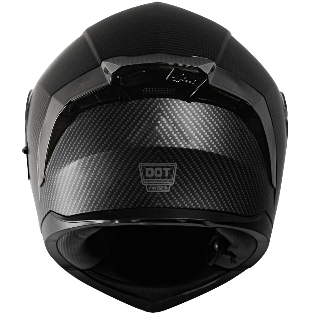 CASCO KOV ZERO ABATIBLE TIPO FIBRA DE CARBONO CERTIFICADO DOT