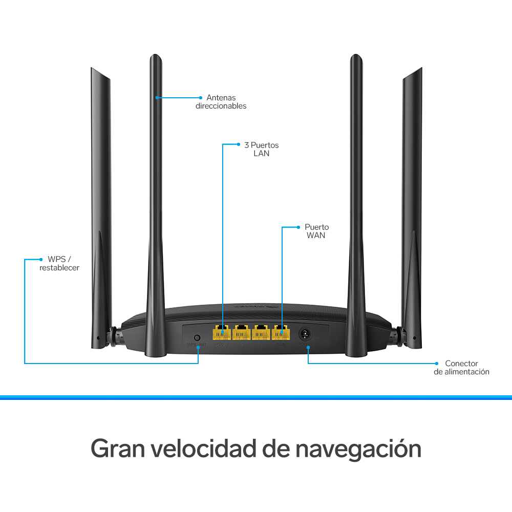 Repetidor Router Wi-fi Doble Banda 2,4 y 5 Ghz Steren