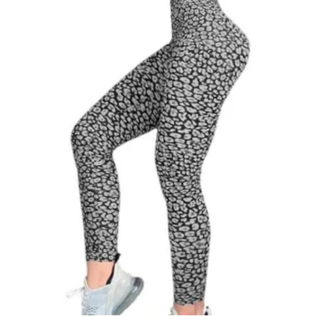 Mallon Lycra Leggins Mujer Licra Gym Casual Malla Talle Alto