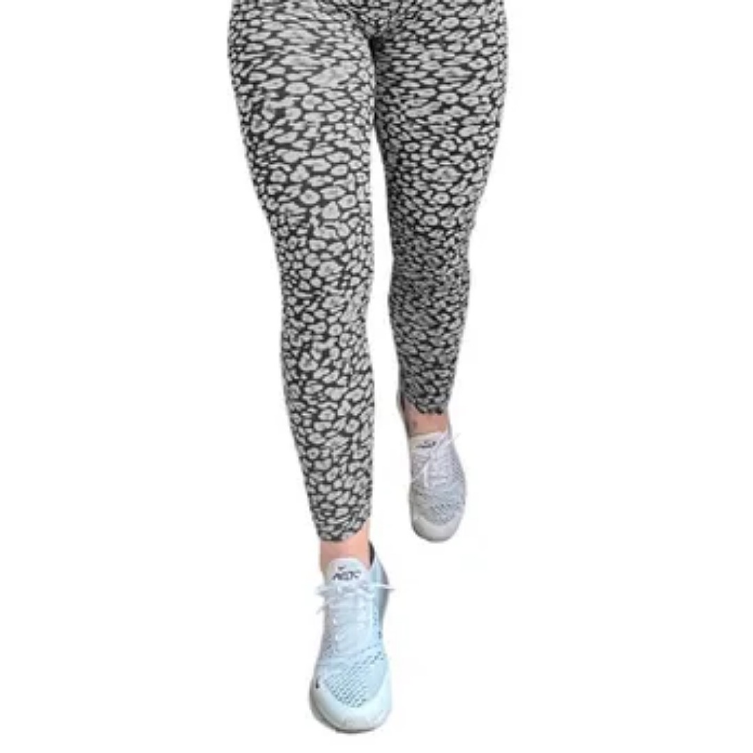 Mallon Lycra Leggins Mujer Licra Gym Casual Malla Talle Alto