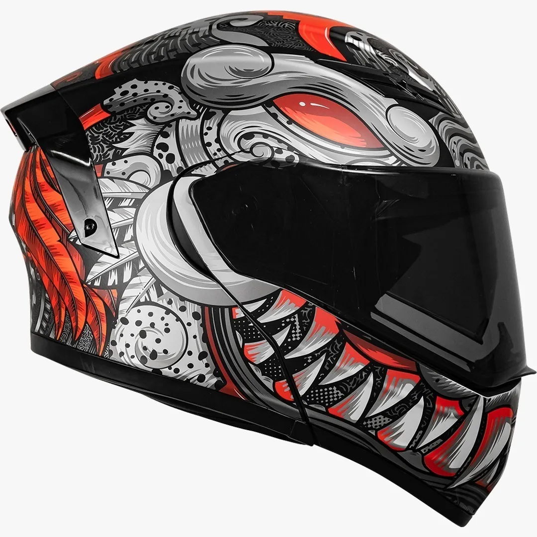 CASCO KOV BALAM ESTELAR ABATIBLE MICA HUMO LENTE INTERNO CERTIFICADO DOT 