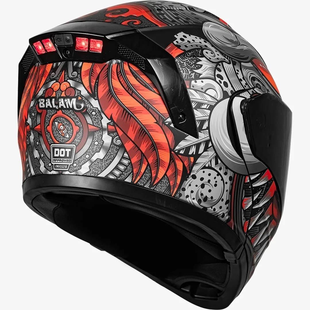 CASCO KOV BALAM ESTELAR ABATIBLE MICA HUMO LENTE INTERNO CERTIFICADO DOT 