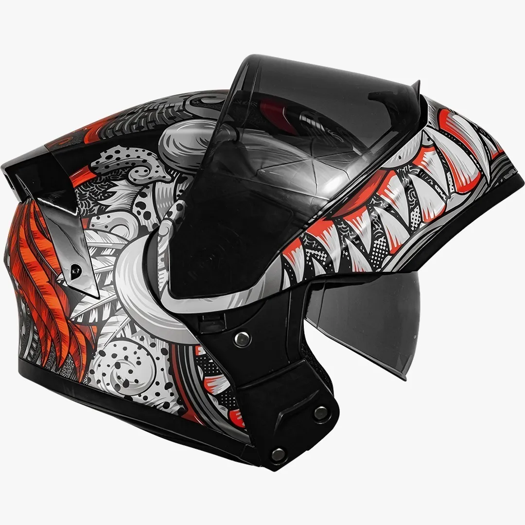 CASCO KOV BALAM ESTELAR ABATIBLE MICA HUMO LENTE INTERNO CERTIFICADO DOT 