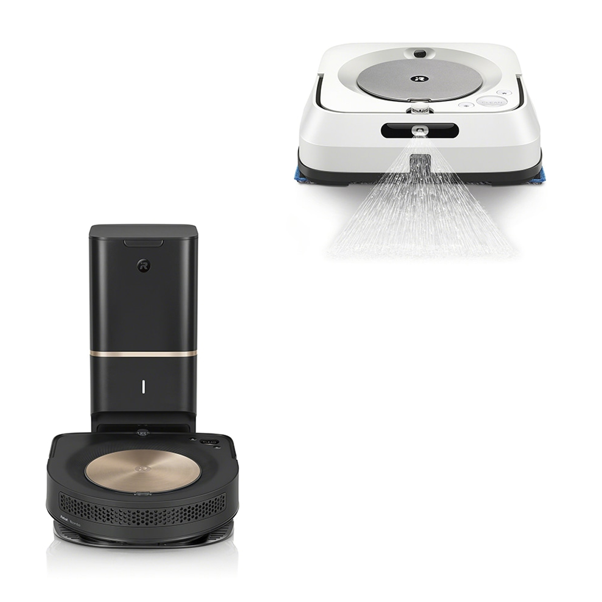 Paquete Robot Aspiradora iRobot Roomba s9+ & Robot Trapeador Braava jet m6
