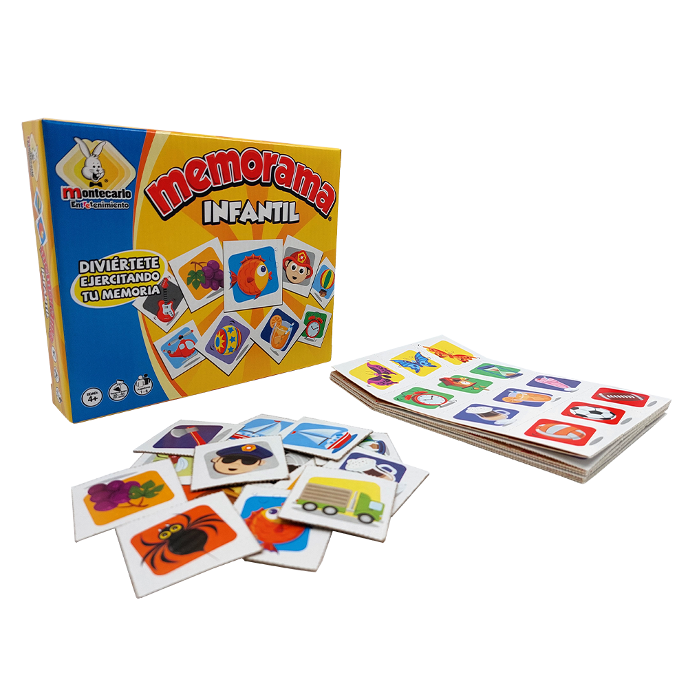 Memorama Infantil Novedades montecarlo memoria 
