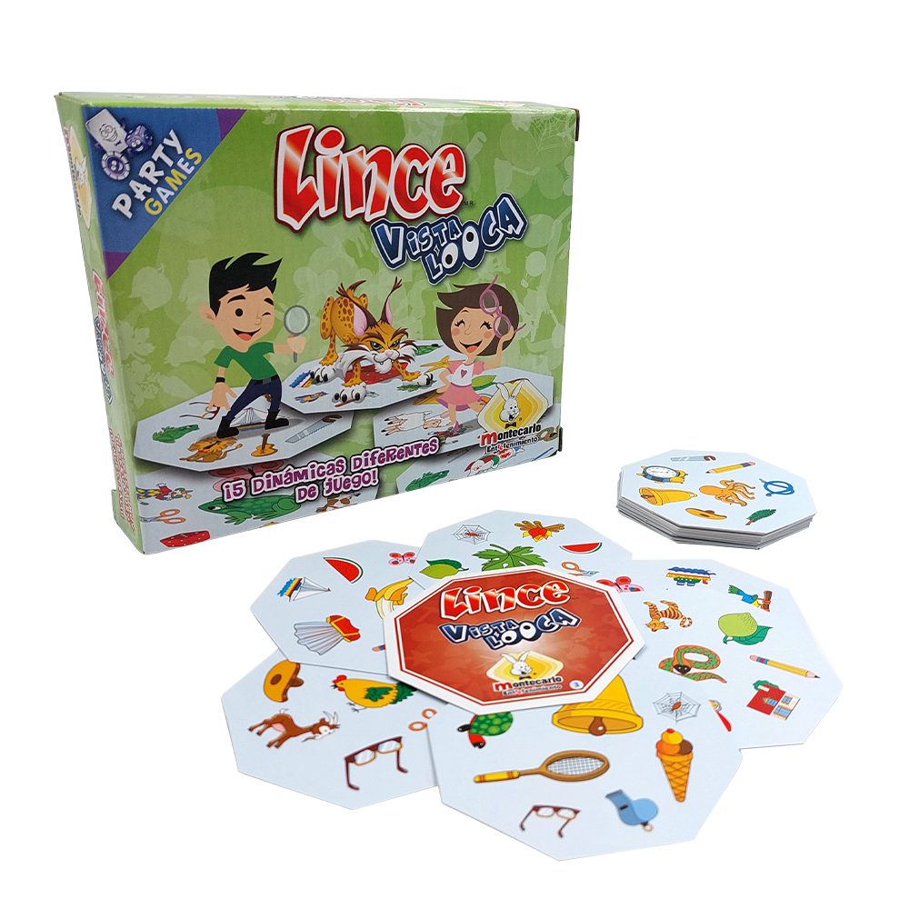 Lince Vista Loca Juego Mesa Montecarlo Agilidad Visual Niños