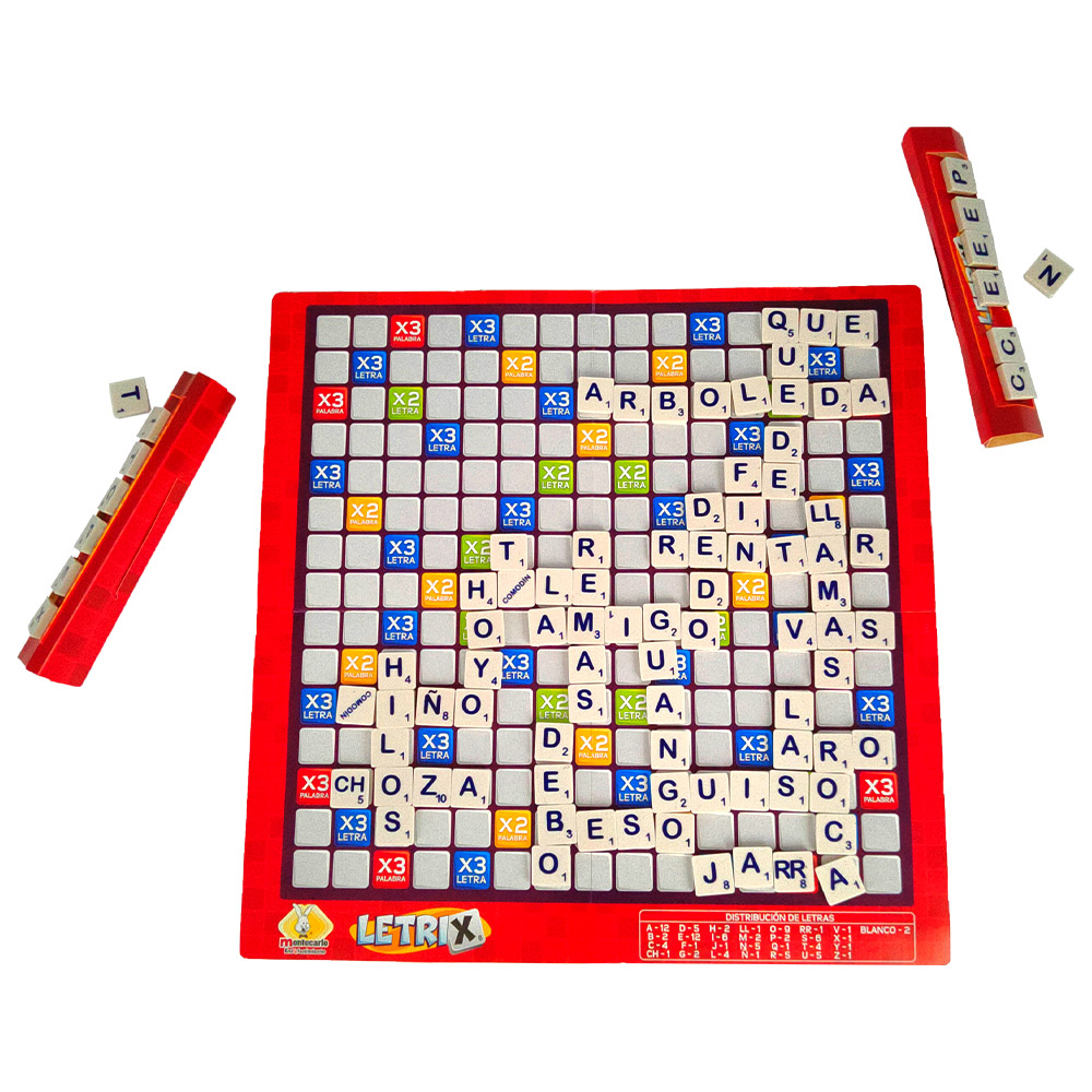 Letrix Montecarlo Duplica Y Triplica Pts. Palabras Cruzadas