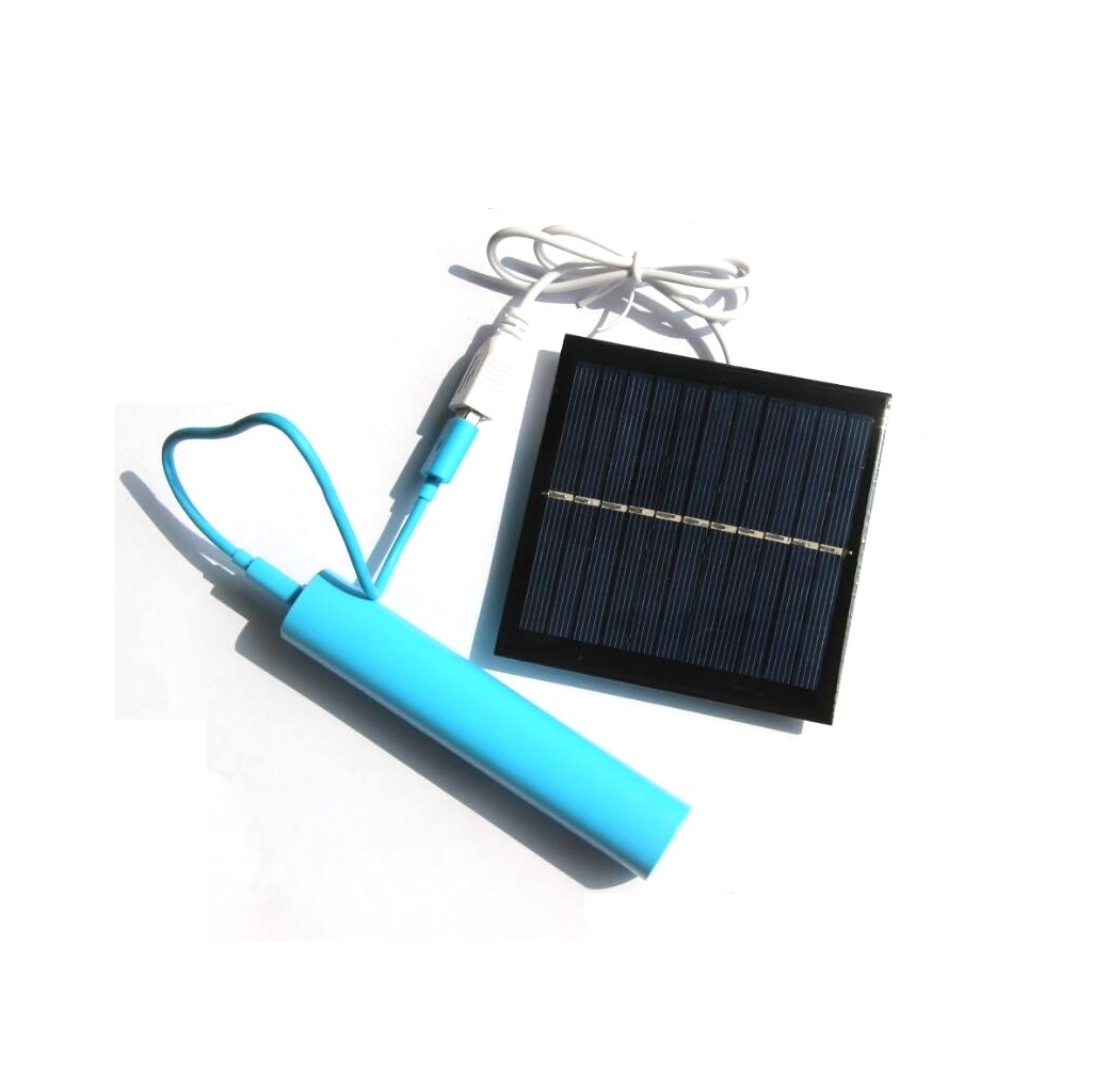 Cargador Panel Solar portátil USB batería celda energía viajes aire libre Camping luz solar 2W