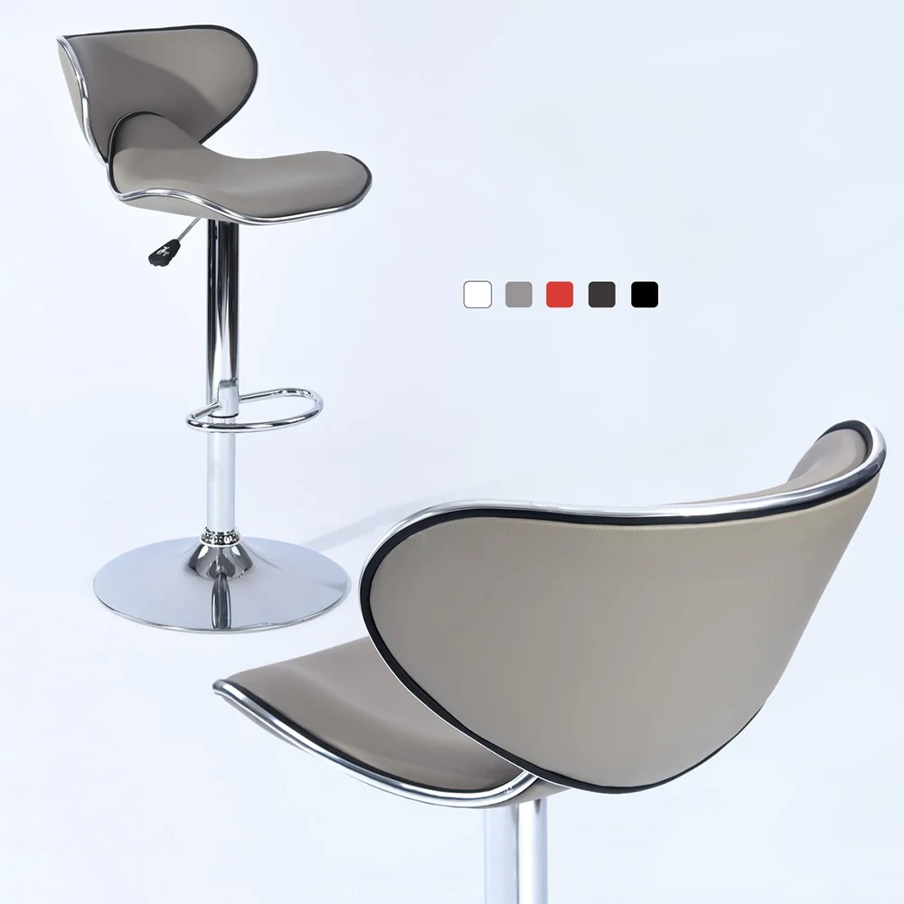 Banco alto comodo elegante Arn Grey LMKZ Gris R21