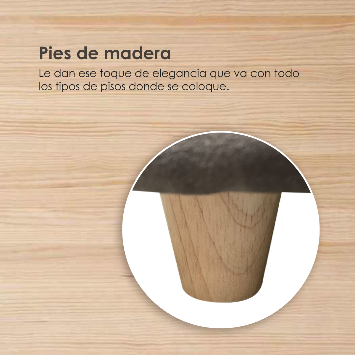 Buró Mesa De Noche Minimalista De Gamuza 2 Cajones