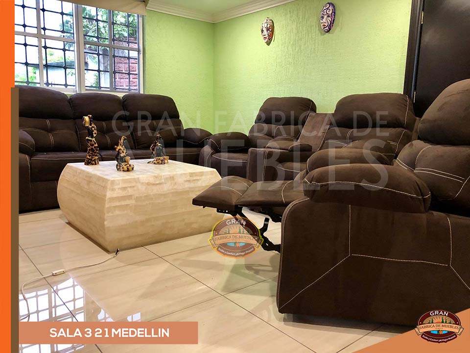 Sala 3 2 1 Medellin Con 1 Sillón Reposet
