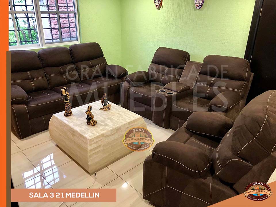 Sala 3 2 1 Medellin Con 1 Sillón Reposet