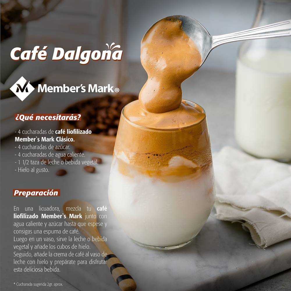 Café Puro Soluble Member's Mark 300g Calidad Gourmet Kosher