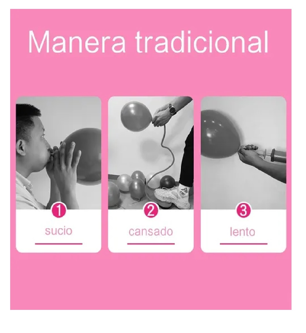 Bomba De Inflar Globo Eléctrica Para Normal O Salchicha