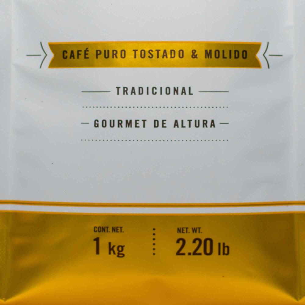 Café Molido La Parroquia Puro 1 Kg Tradicional Gourmet
