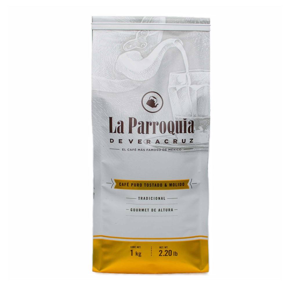 Café Molido La Parroquia Puro 1 Kg Tradicional Gourmet