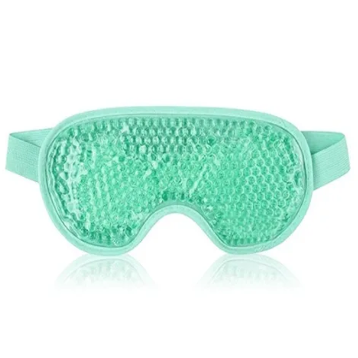 Mascarilla De Compresa Caliente Gel De Hielo Para Ojeras Verde
