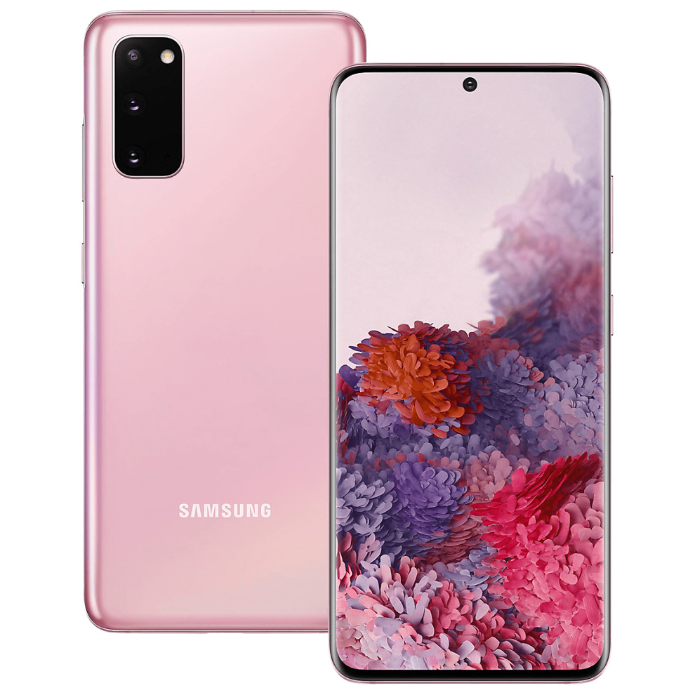 Celular Reacondicionado Grado A Samsung Galaxy S20 5G 128GB 12GB RAM Rosa Nubes.