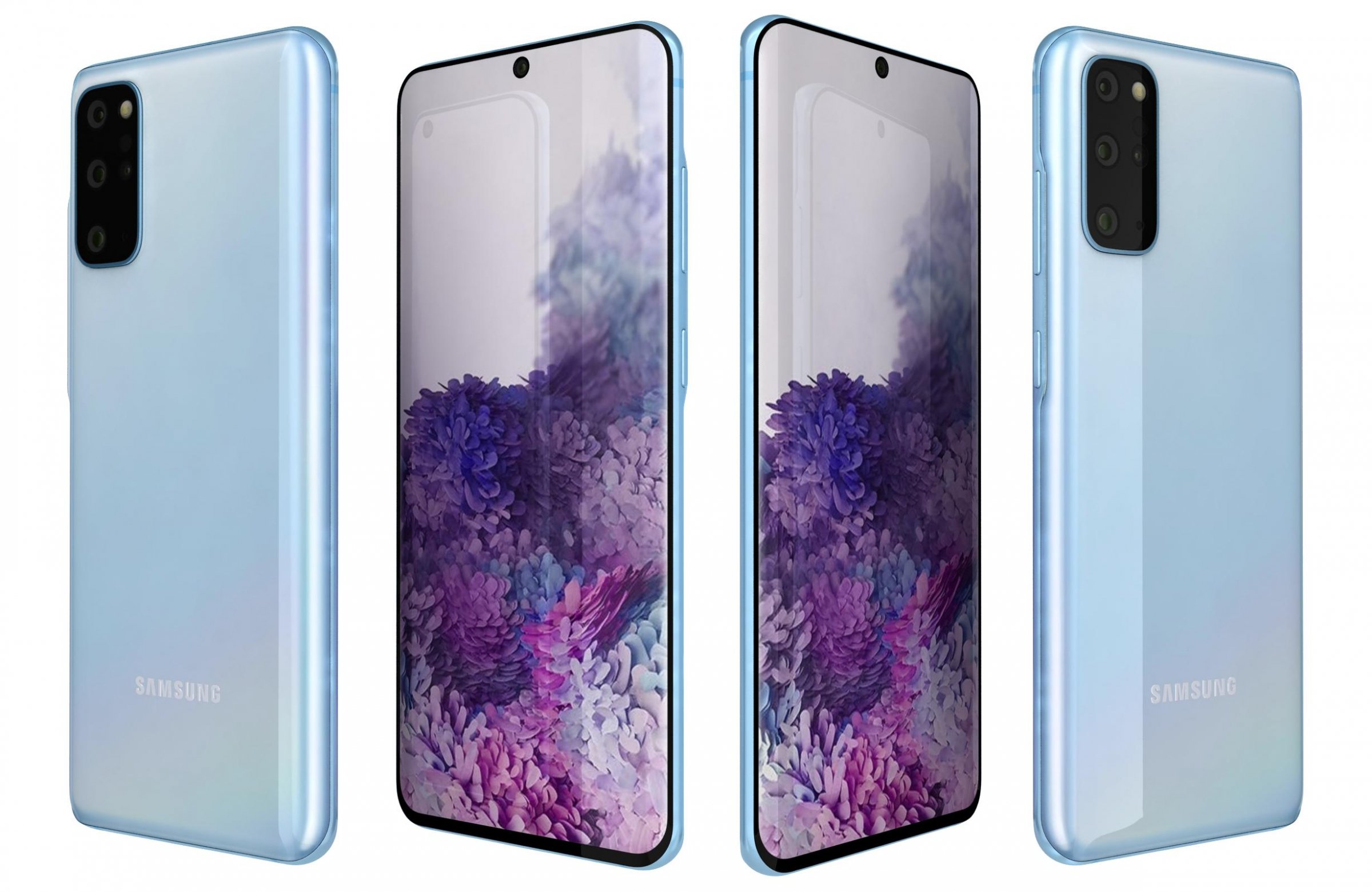 Celular Samsung Galaxy S20 5G 128GB/12GB RAM-Azul Nubes- (Reacondicionado Grado A).