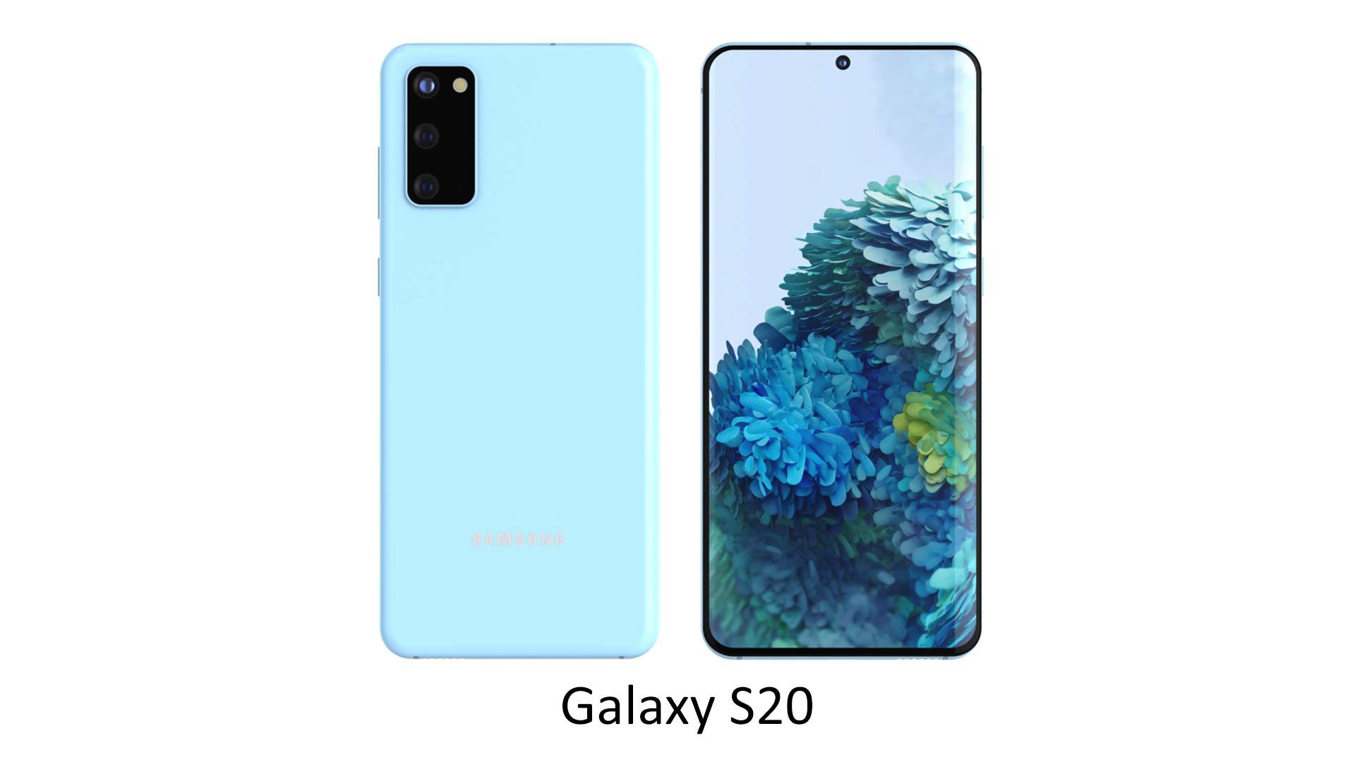 Celular Samsung Galaxy S20 5G 128GB/12GB RAM-Azul Nubes- (Reacondicionado Grado A).