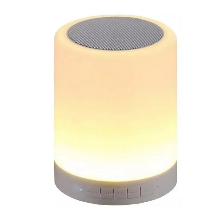 Bocina Touch Lámpara Decorativa Recargable Bluetooth 