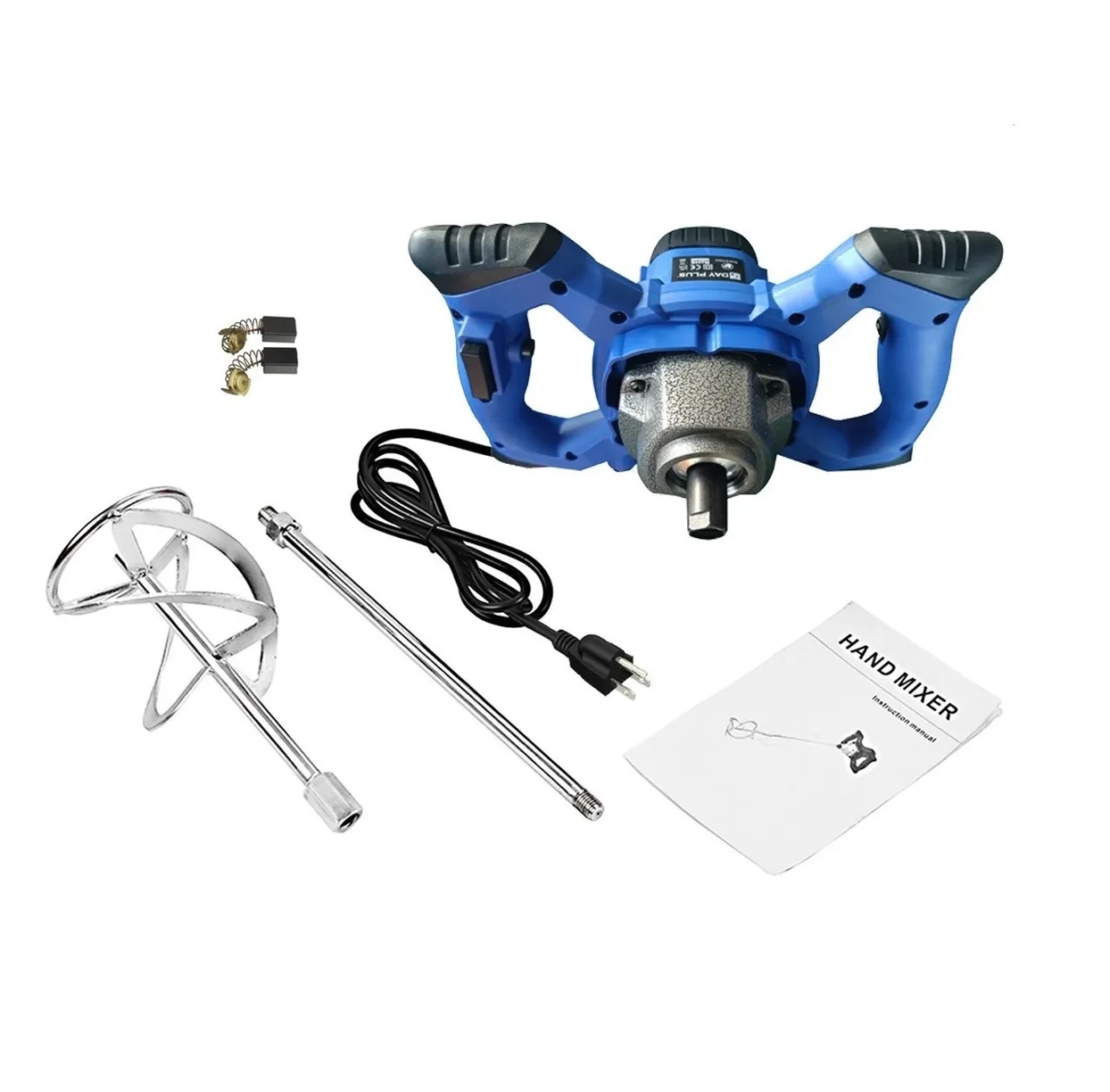 Mezcladora De Pintura Eléctrica De Mortero 127v Azul