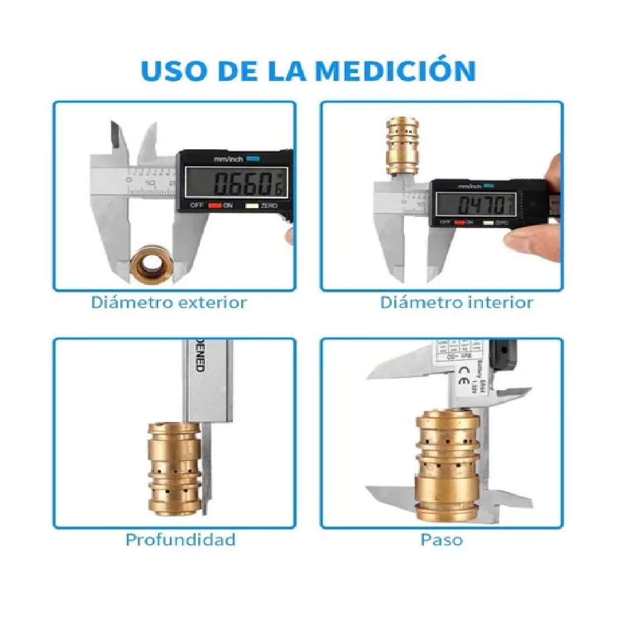 Calibrador Vernier Digital Pie De Rey Estuche Negro