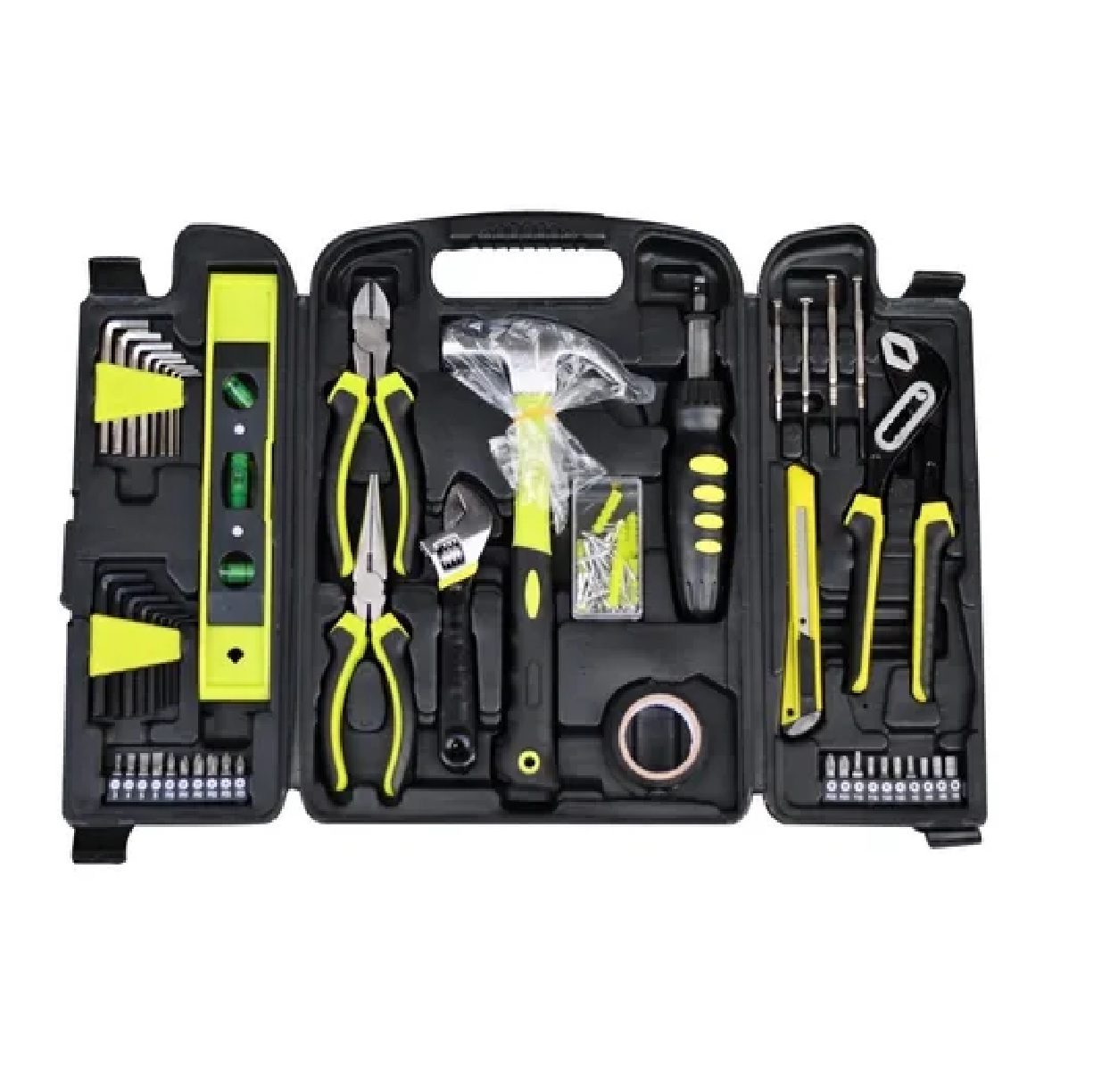 Set De Herramientas Manuales Reparaciones Hogar  Con Estuche
