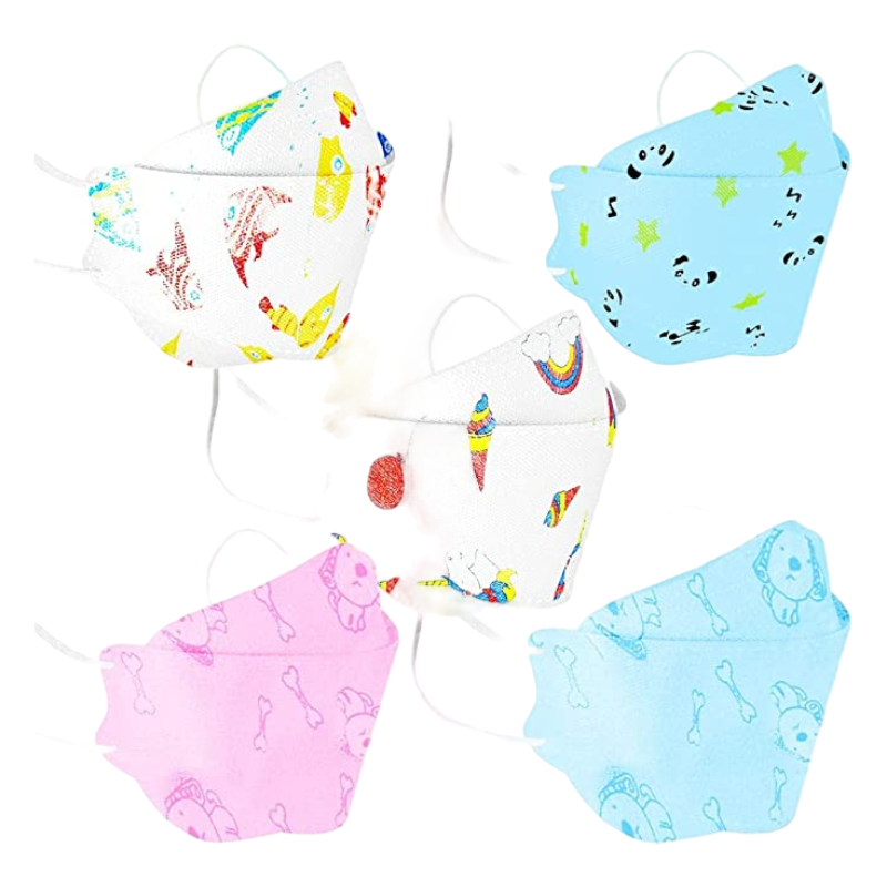 Cubrebocas KF94 Infantil - Ajustador Nasal - 4 Capas de Protección (20)