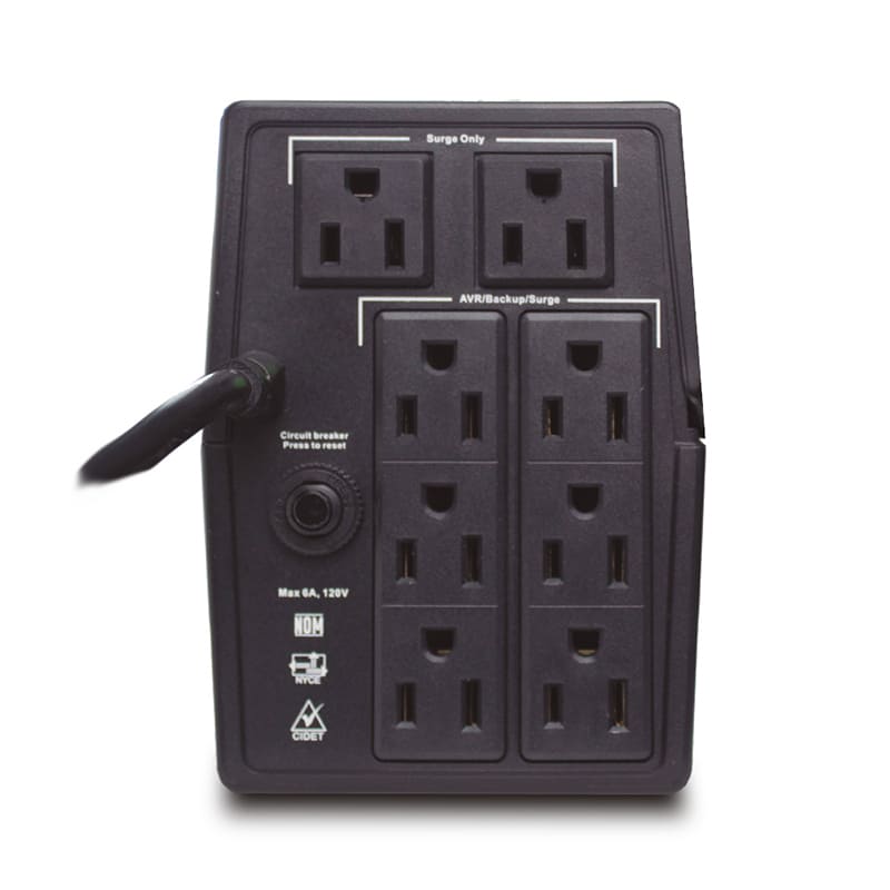 No Break de 500VA/250W, CDP R-UPR 508, 8 Contactos