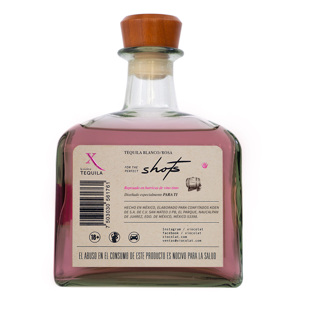 Tequila X Rosa 750mil by Xiocolat