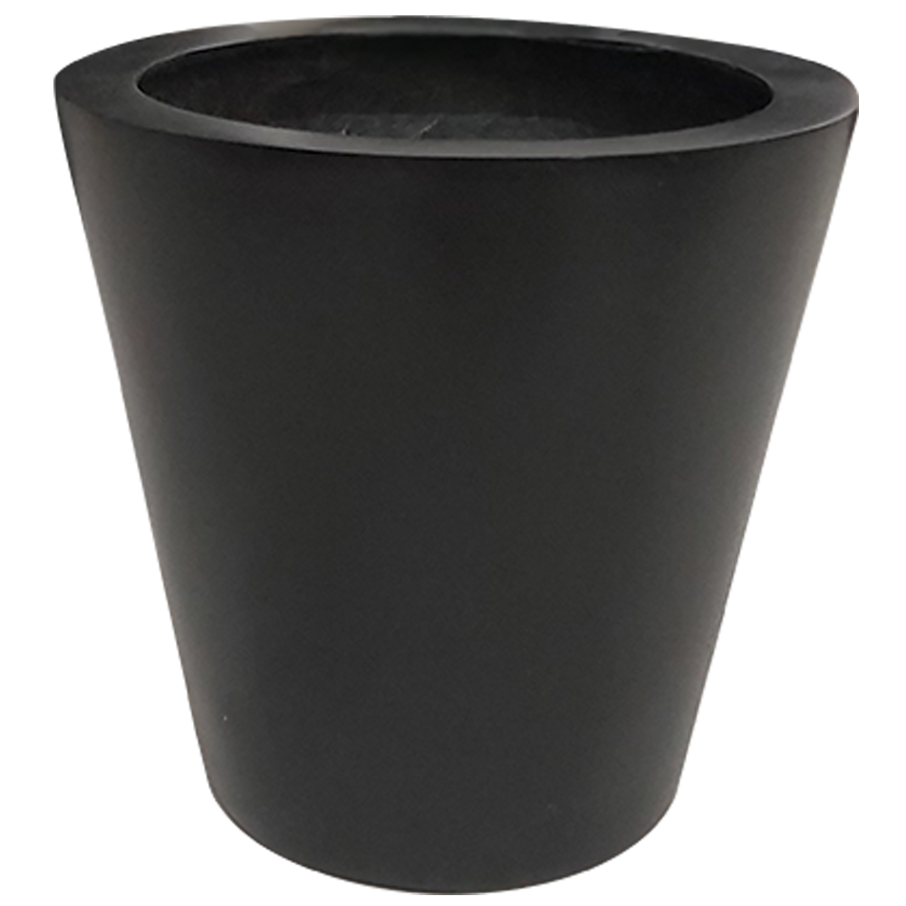 Maceta de fibra de vidrio modelo Glass Mini chocolate*