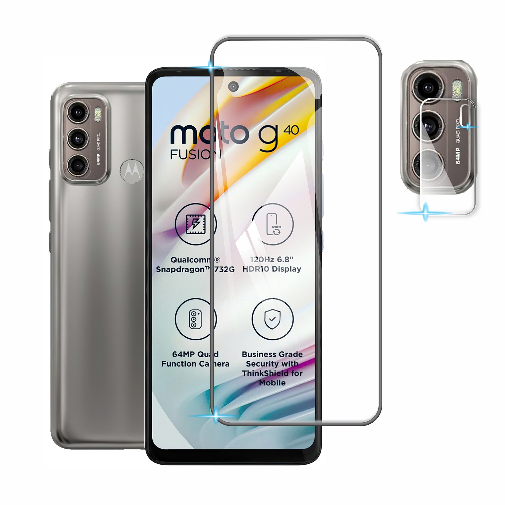 Cristal Templado 9d Para Motorola Varios Modelo+ Mica Camara