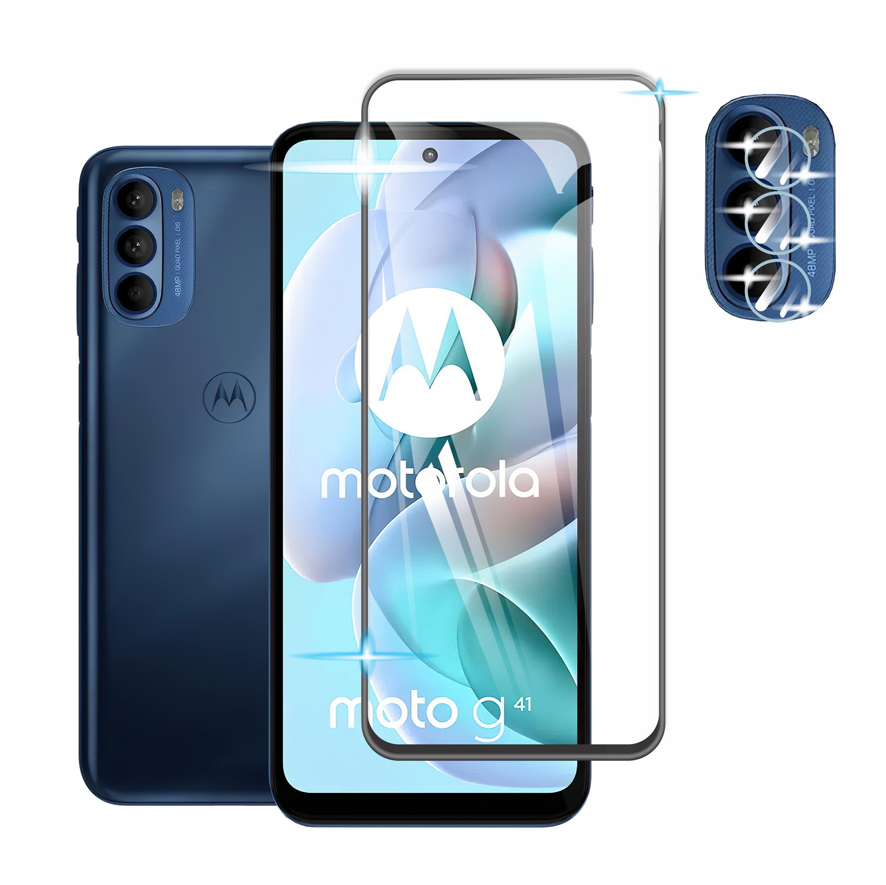 Cristal Templado 9d Para Motorola Varios Modelo+ Mica Camara