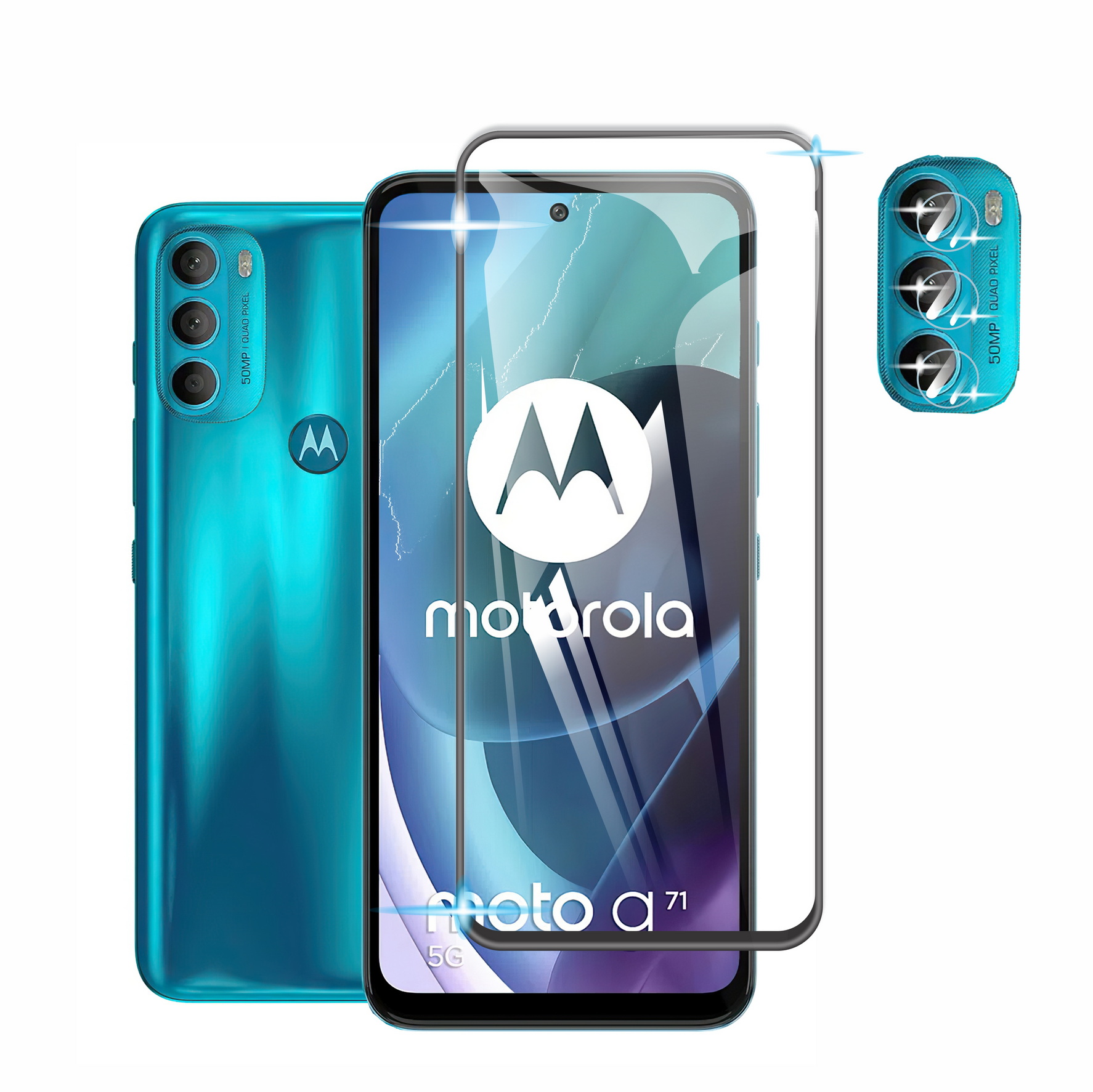 Cristal Templado 9d Para Motorola Varios Modelo+ Mica Camara