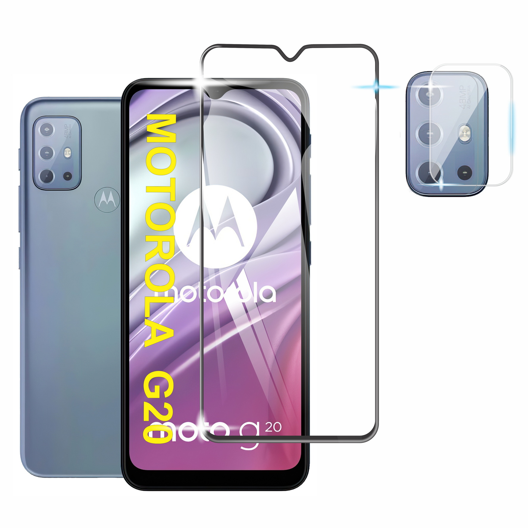 Cristal Templado 9d Para Motorola Varios Modelo+ Mica Camara