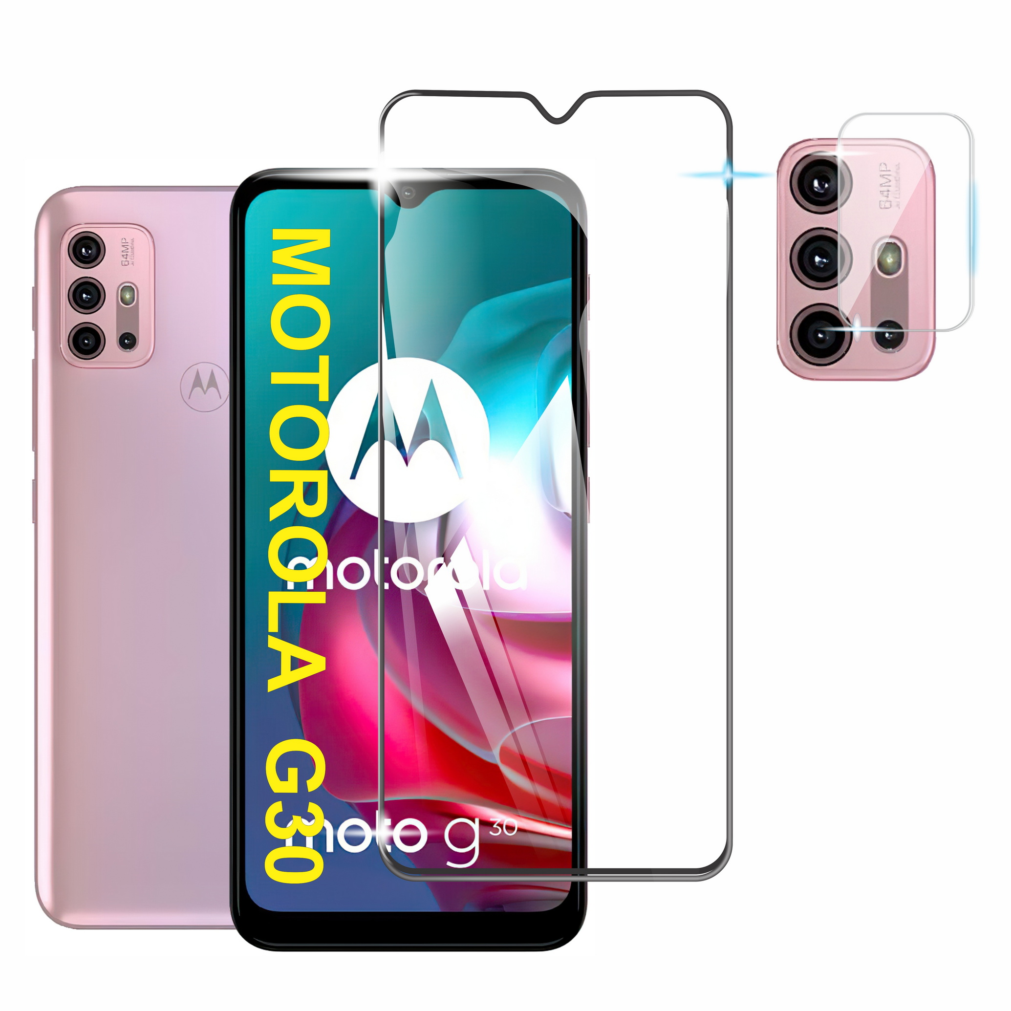 Cristal Templado 9d Para Motorola Varios Modelo+ Mica Camara