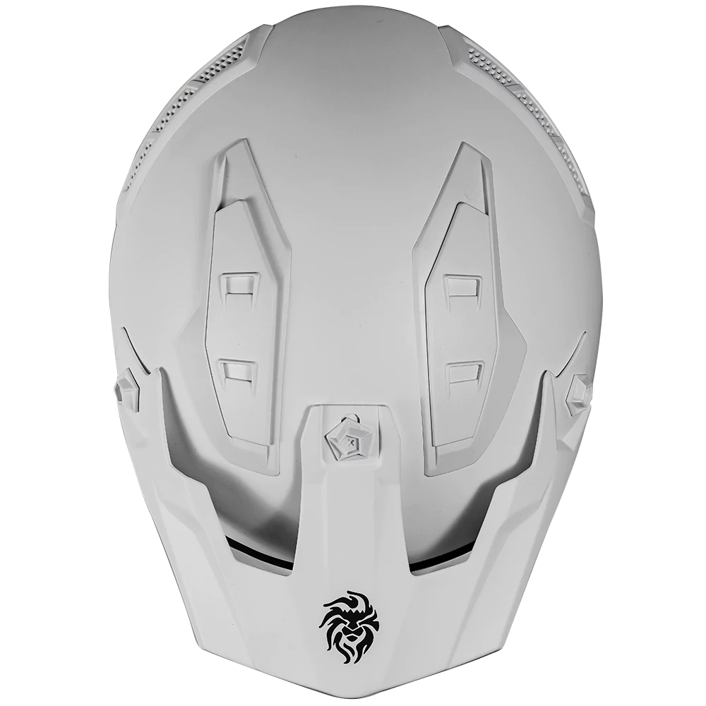 CASCO KOV ROCK-O BLANCO MODULAR PARA MOTO CERTIFICADO DOT 