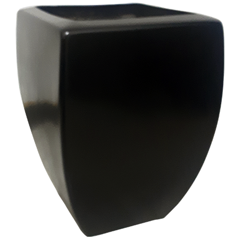 Maceta de fibra de vidrio modelo Sonora Chico chocolate*