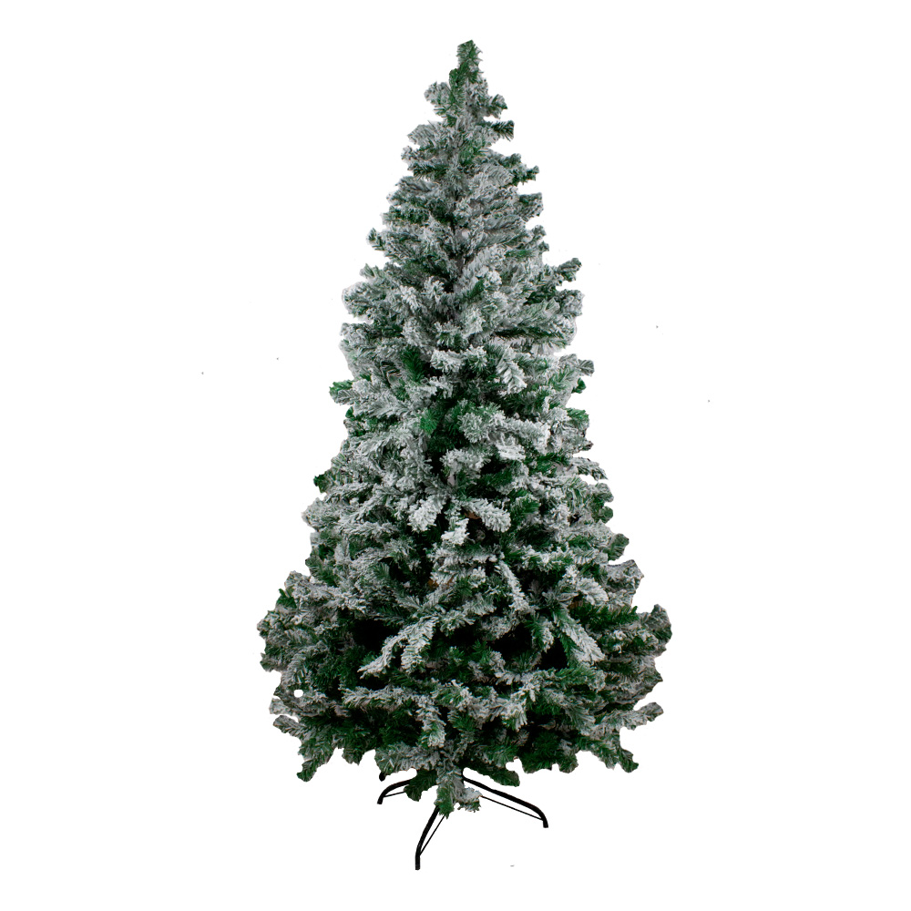 Árbol Verde Nevado Para Navidad Artificial 210 cm