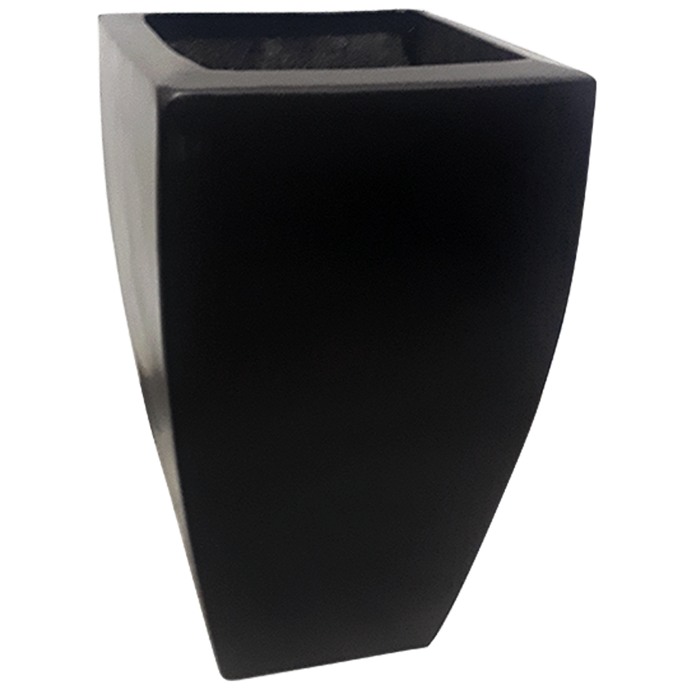 Maceta de fibra de vidrio modelo Sonora Mediano chocolate*