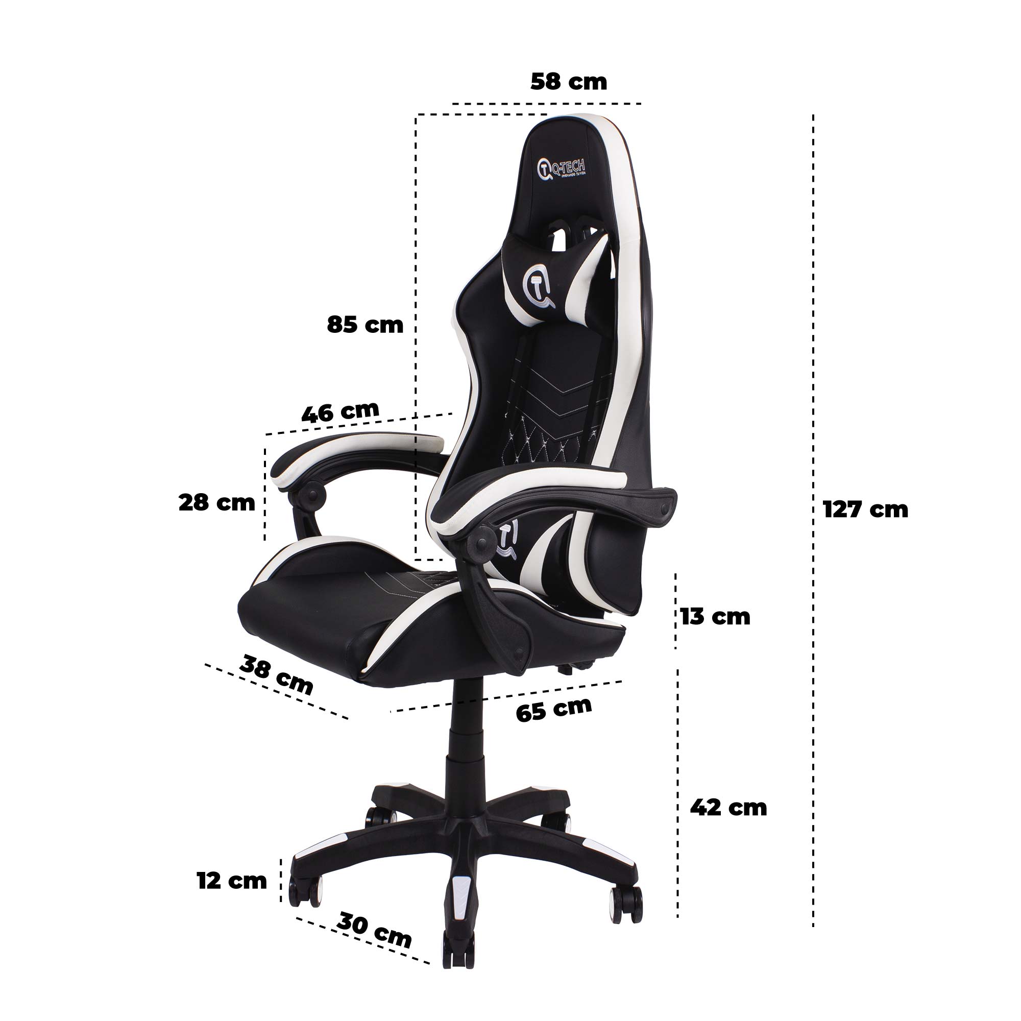 Sillas Gamer Gaming Económica Reclinable Altura Ajustable