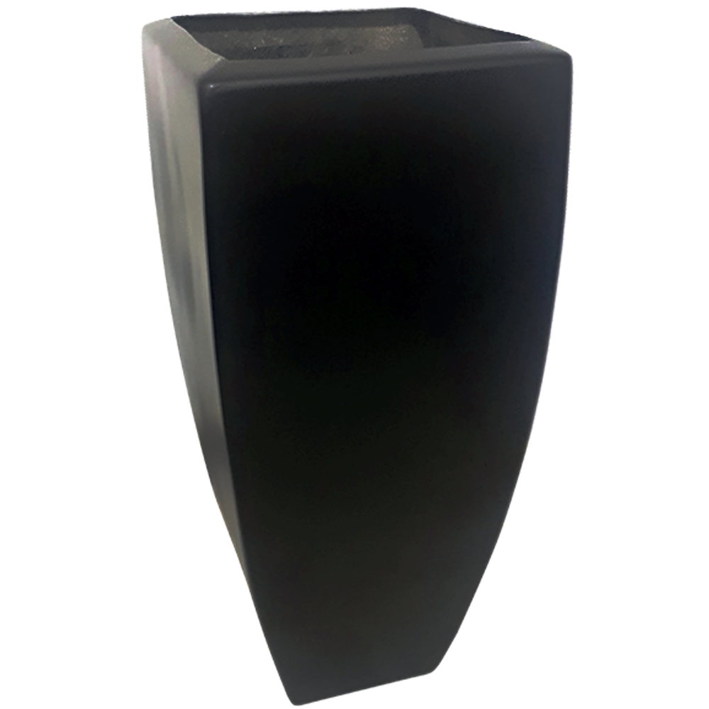 Maceta de fibra de vidrio modelo Sonora Grande  chocolate*