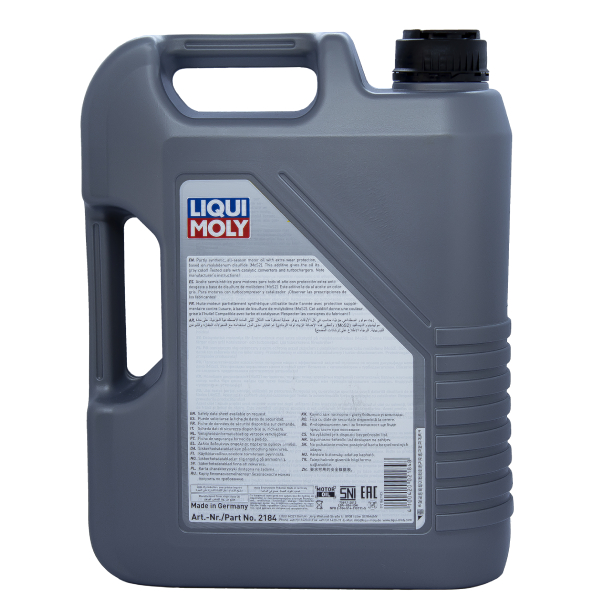 Aceite para Motor, Liqui Moly, MoS2 Leichtlauf 10W-40, Semi-Sintético, 5 L