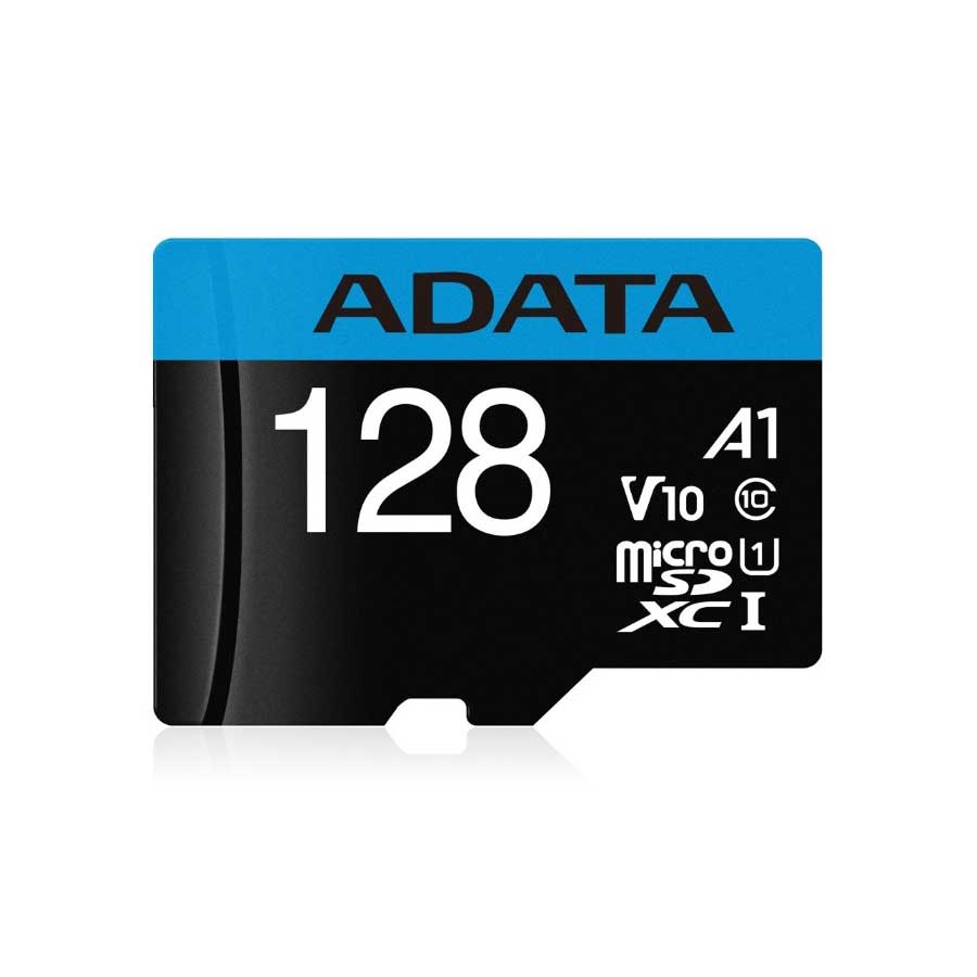 Memoria Micro SD ADATA AUSDX128GUICL10A1-RA1, 128 GB, 100 MB/s, Negro, Clase 10